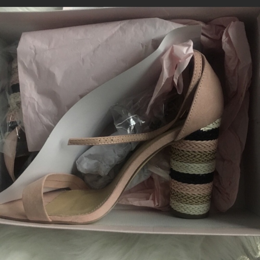 Ladies size 12 multi colored heels.  Brand New!